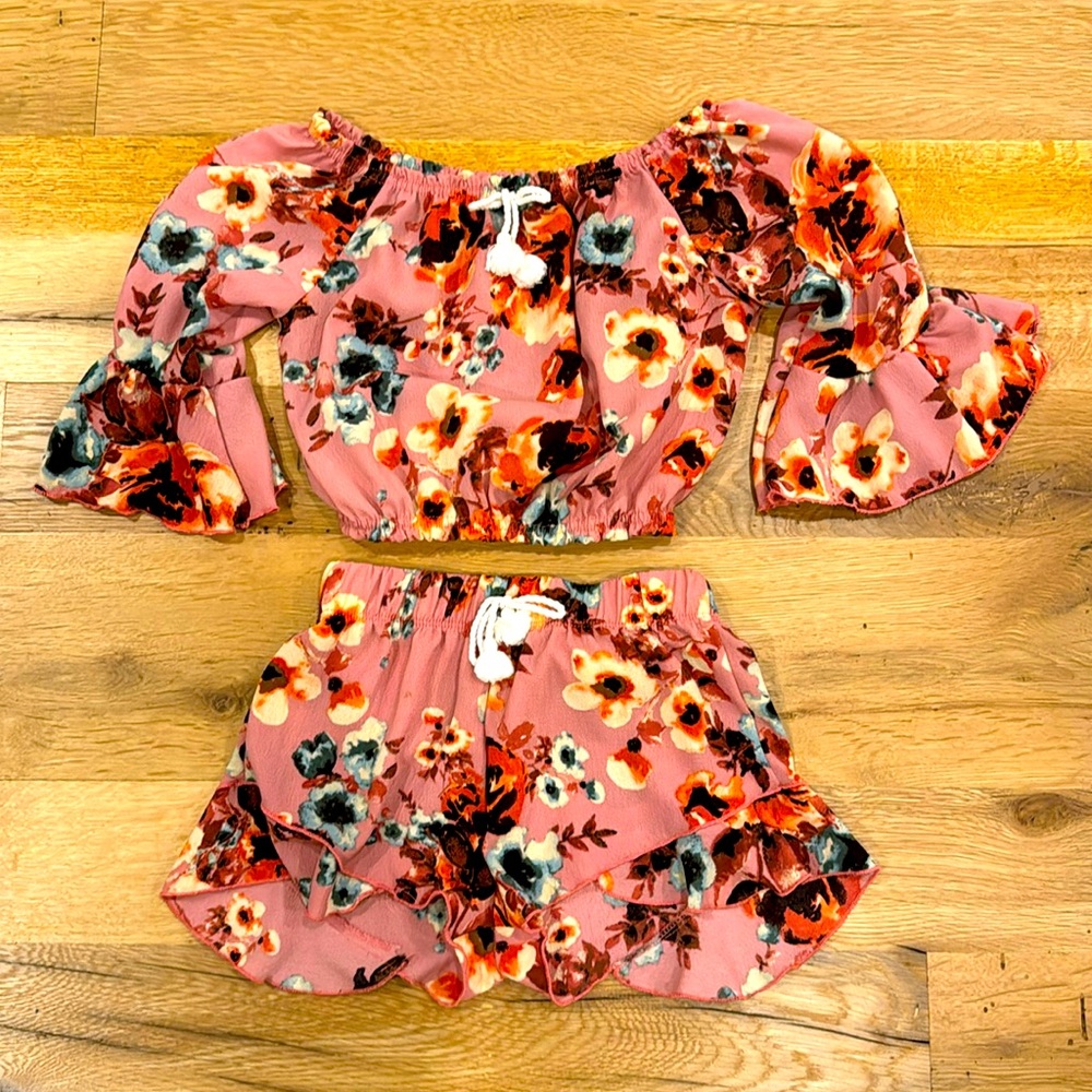 Cropped shirt and short 7/8